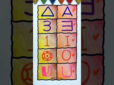 AEIOU vowel simulation fun‼️#learning #learn #kidslearning #kidsvideo #kids