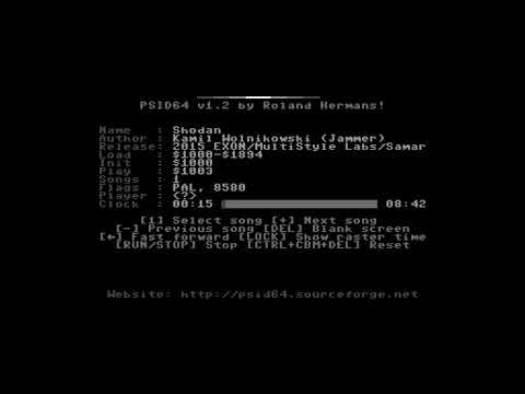 SID music: Jammer - Shodan (SIDFX 8580 dual mono bx_🎧)