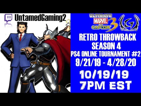 Retro Throwback UMVC3 Season 4 PS4 Online Tournament #2 10/19/19