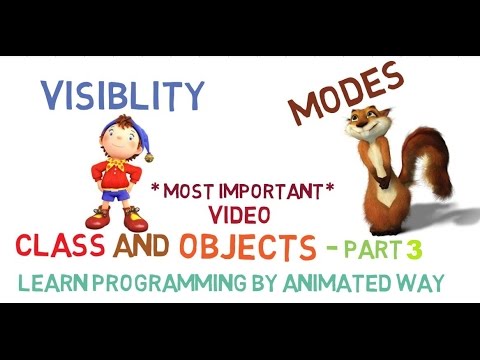 Class and Objects(part-3)[VISIBILITY MODES IN C++]-21 Video