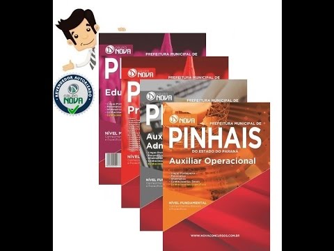 Apostilas do Concurso Pinhais 2016 - Diversos Cargos