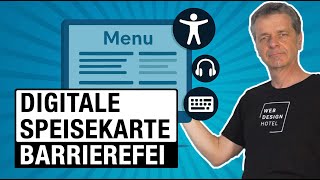 Barrierefreie Speisekarten: So machen Hotels & Restaurants ihre Menüka