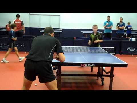 Stef Koppejan oefent met Erik Ernst