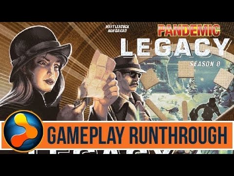 Pandemic Legacy: Season 0 Gameplay Runthrough - Prologue, No Spoilers