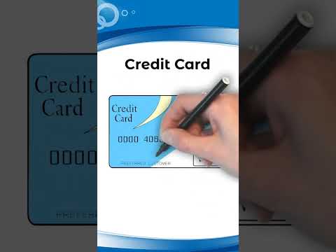 Draw Credit Card | Easy drawing | #drawings #shorts #trendingshorts #viralshortsvideo