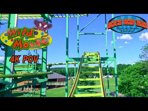 On-ride point of view of Wild Mouse