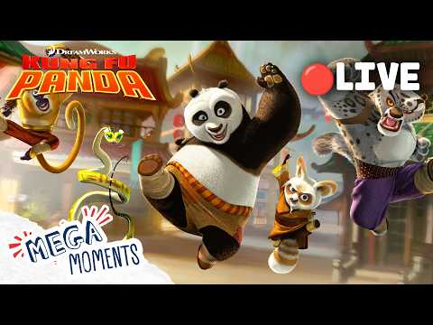LIVE 🔴 From Training to DRAGON WARRIOR! 🐼👊 Kung Fu Panda 1 - 4 Extended Previews | Mega Moments