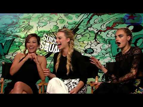 SUICIDE SQUAD 2016 FUNNY interviews Part 1 Margot Robbie,Cara Delevingne,Wil
