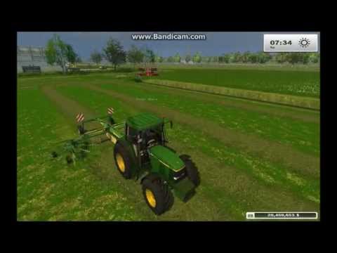 S.S.W.H Contracting baling silage.