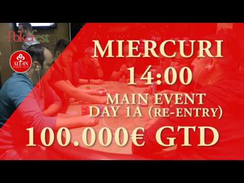 Miercuri 27 Ianuarie  ora 14:00  Main Event Grand 300 Day 1A