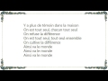 Florent Pagny - Tout Seul Ensemble Lyrics