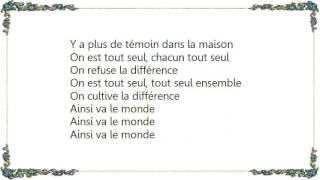 Florent Pagny - Tout Seul Ensemble Lyrics