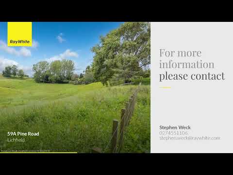 59A Pine Road, Lichfield, South Waikato, Waikato, 0 Schlafzimmer, 0 Badezimmer, Lifestyle Section