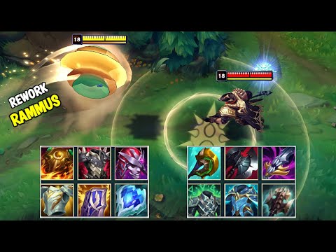 REWORK RAMMUS vs DARIUS FULL BUILD FIGHTS & Best Pentakills!