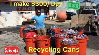 I MAKE $300/Day Recycling Cans " Click Bait "