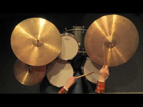 Royal Cymbals Cymbal Craftsman Crash Ride Cymbal 22" w/Patina 2375 grams