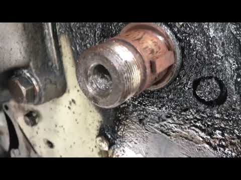 Camshaft pulley oil leak Detroit diesel