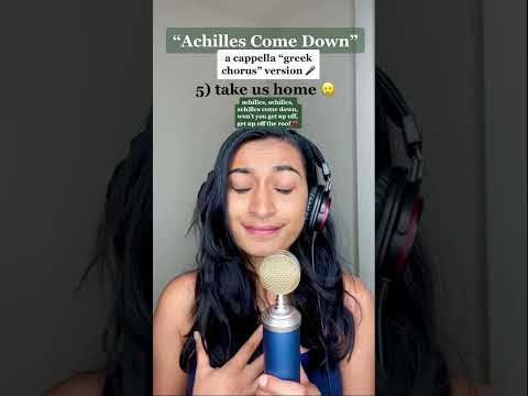 "achilles come down" but it's an a capella greek chorus #shorts