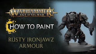Tip of the Day - How to Paint: Rusty Ironjawz Armour