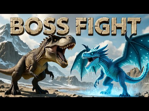 ARK Survival Ascended REXES AND YUTI VS RAGNAROK Nunatak boss Fight