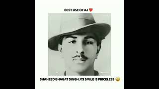 Shaheed Bhagat Singh Ji Smile❤️❤️❤️❤️❤️ Whatsapp Status Video #Shorts