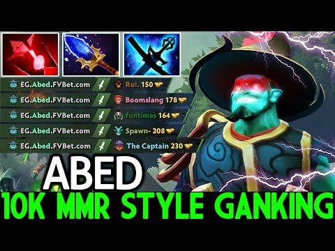 ABED [Storm Spirit] 10K MMR Style Ganking Beautiful Scepter 7.22 Dota 2
