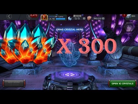 Christmas Opening - 300 Premium Hero Crystal Opening - Marvel Contest Of Champions