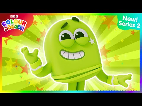 Lime | Series 2 Episode 9 Clip | Kids Learn Colours | Colourblocks