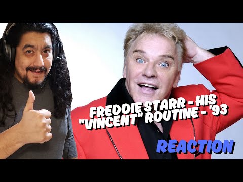 Freddie Starr - his "Vincent" routine - '93 (REACTION)