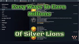 How To Earn MILLIONS Of Silver Lions Through Achievements - War Thunder Achievement Guide
