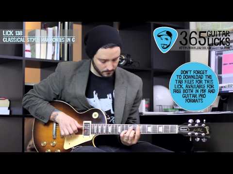 Lick 138/365 - Classical Style Harmonies in C | 365 Guitar Licks Project