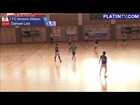 21.01.17 Wr. Neustadt 1. FC Murexin Allstars - FC Diamant Linz - 0:2  (1. Halbzeit / 01:58) am 21.01