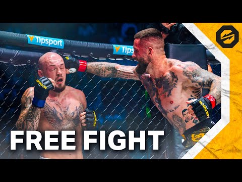 Brutal KO ! 🔥 ČEPO vs. SCHWINDT | FREE FIGHT | OKTAGON 77