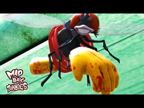 Dibujos de los zombies: Las Moscas Pelotas - Mad Box Zombies | EP 172