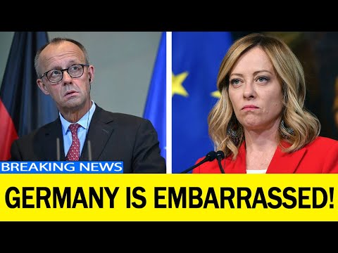 Meloni EXPOSES Merz in front of the entire world press!