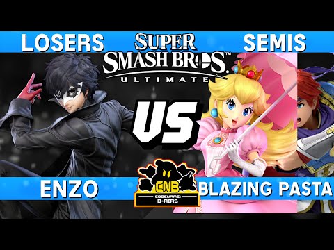Smash Ultimate Tournament Losers Semis - Enzo (Joker) vs Blazing Pasta (Peach / Roy) - CNB 204