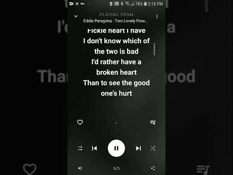 Two Lovely Flowers lyrics Eddie Peregrina