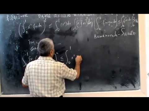 Lectia BAM 22 -  Aplicarea inegalitatii Buniacovschi Schwartz