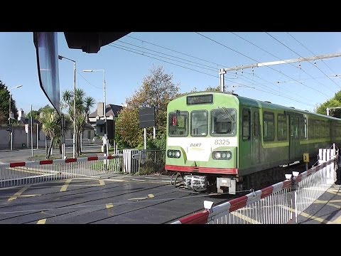 Level Crossing at Merrion Gates, Dublin - IE 8300 Class Dart Train