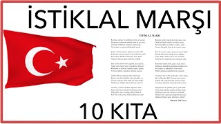 İSTİKLAL MARŞI - 10 KITA OKUMA