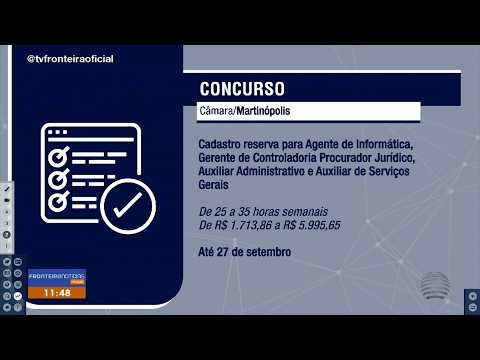 Concursos oferecem salários de quase R$ 6 mil no Oeste Paulista