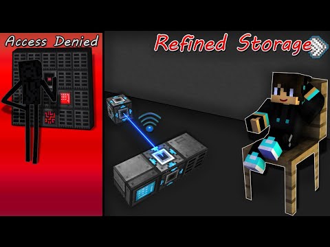Minecraft Refined Storage: Sicherheitsmanager & Netzwerksysteme Tutorial german [1.19 & 1.18]