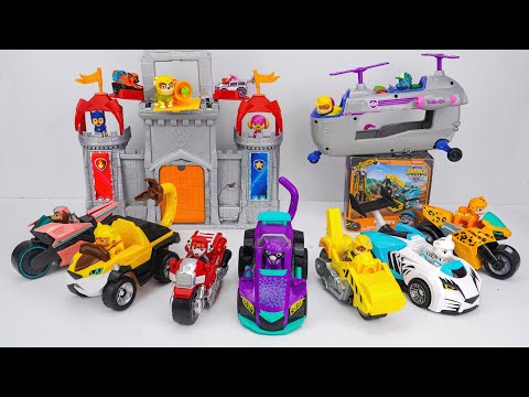 Paw Patrol Toys Unboxing ASMR | Rescue Knights Castle HQ & Cat Pack Vehicles Collection