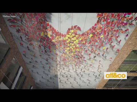 Beautiful Mural in West Midtown Represents Atlanta's Rebuilding