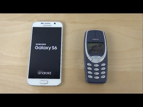 Samsung Galaxy S6 vs. Nokia 3310 - Which Is Faster? (4K)