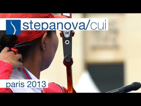 Inna Stepanova v Cui Yuanyuan – recurve women's quarterfinal | Paris 2013 Archery World Cup Final