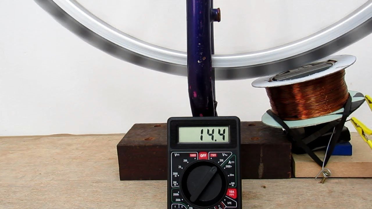 Electric Power with Only One Coil - Science Fair