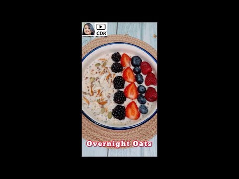 You should have your daily oats this way | Overnight Oats | Quick And Healthy Breakfast Recipe