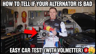 How to Tell If Your Alternator Is Bad on Car |  Easy Test