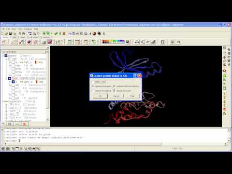 How to convert a PDB file into an ICM object.